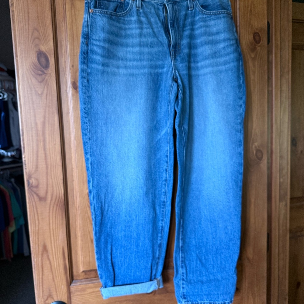 Madewell  WIDE LEG Jeans - Medium Blue  Size 30
